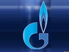 "Газпром". логотип с сайта Газпром.Ru