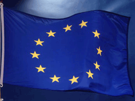 Флаг Евросоюза. Фото с сайта "Наша Украина"