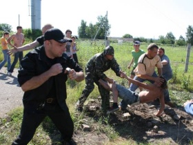 Нападение на лагерь экологов в Рязани. Фото: ru.indymedia.org