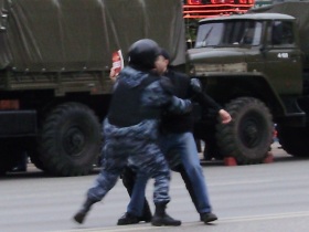 Задержание Сергея Аксенова. Фото Собкор®ru.