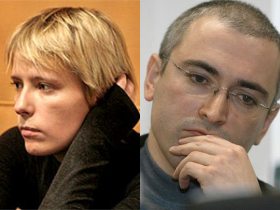 Марина Литвинович и Михаил Ходорковский. Коллаж Каспаров.Ru