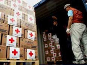 Гуманитарная помощь. Фото с сайта www.image.rus.newsru.ua