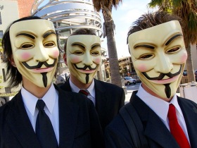 Хакерская группа Anonymus. Фото с сайта nastol.com.ua