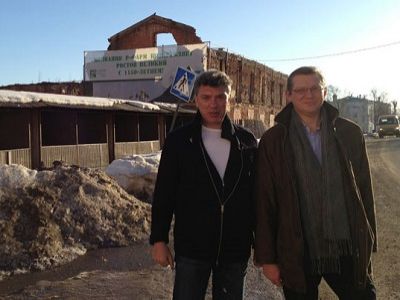 Борис Немцов и Владимир Рыжков. Фото из блога echo.msk.ru/blog/nemtsov_boris/