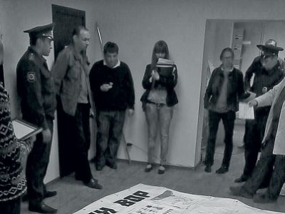 Фото обыска в штабе Навального. Фото из блога navalny.livejournal.com