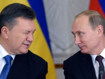 Виктор Янукович и Владимир Путин. Фото: slon.ru