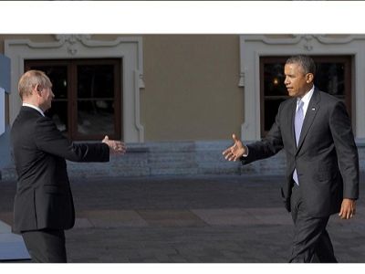 Владимир Путин и Барак Обама. Фото: vg-saveliev.livejournal.com