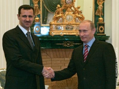 Башар Асад и Владимир Путин. Фото: aleximedashvili.livejournal.com