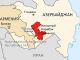 Нагорно-Карабахская АО в СССР (карта). Источник - ezdixannews.com