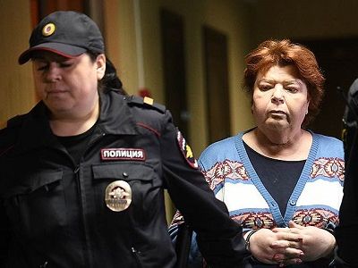 Арестованная Нина Масляева в суде. Фото: kommersant.ru
