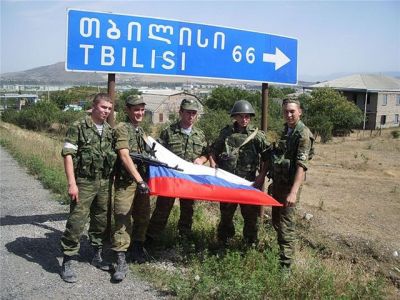 Российские миротворцы во время войны Грузии