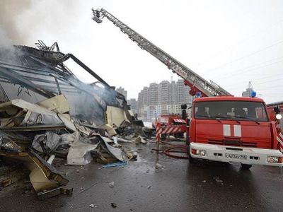 Пожар в Химках. Фото: kommersant.ru