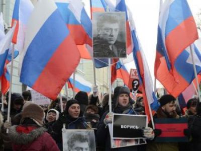 Шествие памяти Бориса Немцова 25 февраля 2018 года. Фото: Каспаров.Ru