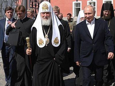 Путин и патриарх Кирилл. Фото: Кremlin.ru