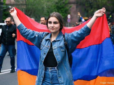 "Бархатная революция" в Армении, май 2018. Фото: Э.Арутюнян / zerkalo.cc