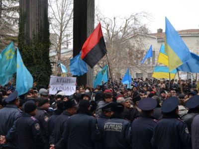Митинг в Крыму перед аннексией. Фото: "Радио Свобода"