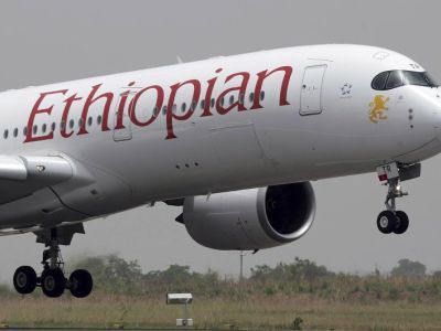 Самолет Ethiopian Airlines.