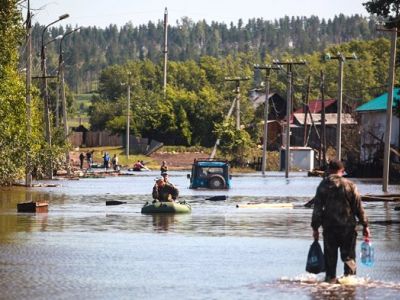 Наводнение в Иркутской области. Фото: Кирилл Шипицин / ТАСС