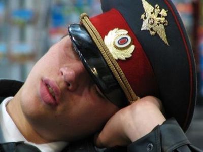 Сон полицейского. Фото: Rostovgazeta.ru
