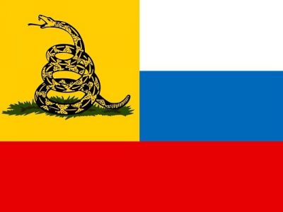 Флаг российских либертарианцев. Фото: twitter.com/msvetov