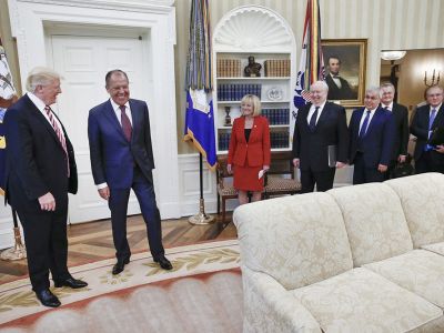 Сергей Лавров и Дональд Трамп в Белом доме Фото: пресс-служба МИД РФ