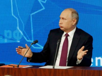 Ежегодная пресс-конференция Путина. Фото: Reuters