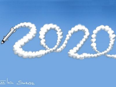 Год 2020-й, начало. Рис. С.Елкина: svoboda.org