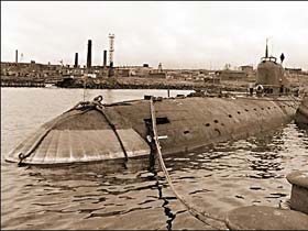 Подводная лодка К-159. Фото "Новой газеты" (с)