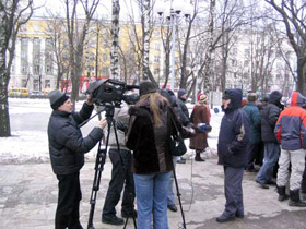 Митинг дольщиков в Воронеже. Фото: Константин Макаров