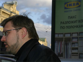 Никита Белых ждет  окончания суда над Каспаровым. Фото Каспарова.Ru