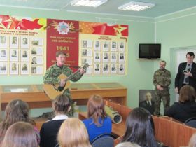 Встреча со школьниками, фото Сергея Полонского, Каспаров.Ru