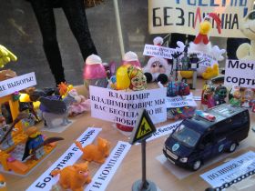 Пикет 18 февраля в Томске. Фото Екатерины Болтовской для Каспарова.Ru