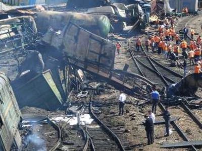 Место аварии в Белой Калитве. Фото с сайта lenta.ru