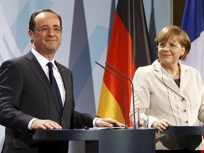Меркель и Олланд. Фото: english.rfi.fr