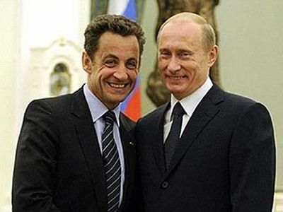 Николя Саркози и Владимир Путин. Фото: nikitich.livejournal.com