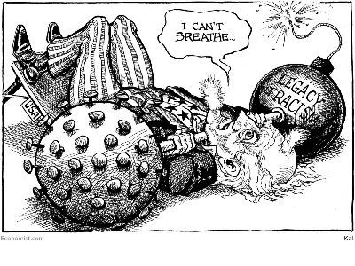 Карикатура из журнала The Economist. https://www.economist.com/the-world-this-week/2020/06/04/kals-cartoon