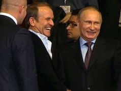 Владимир Путин и Виктор Медведчук. Фото: www.pravda.com.ua